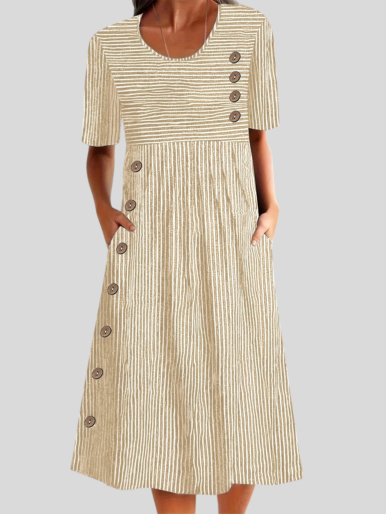 Sofia - Prugasta Ljetna Haljina