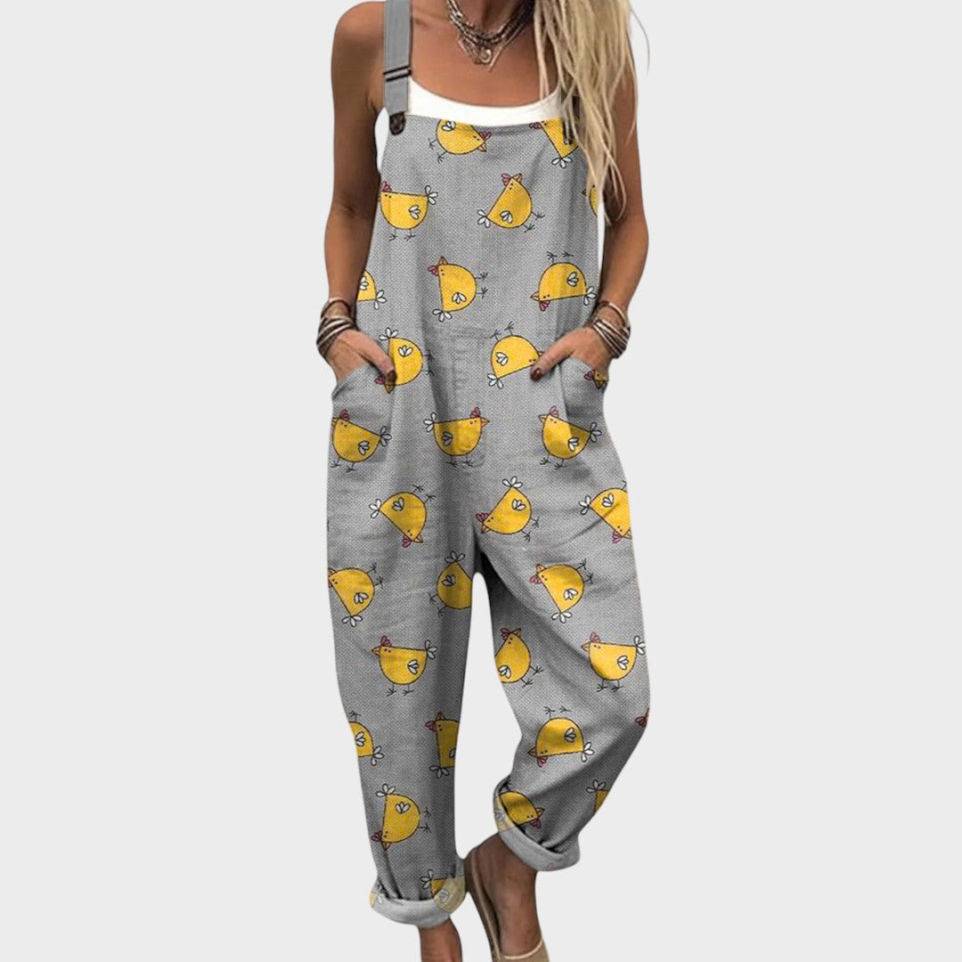 Danijela - Ležeran cvjetni kombinezon za svaki dan