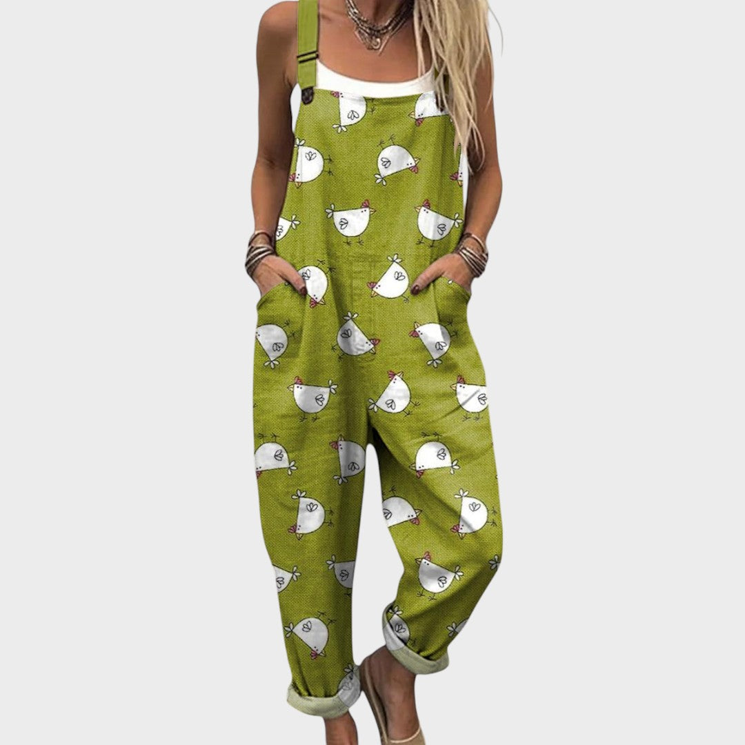 Kristina - Ležeran cvjetni kombinezon za svaki dan