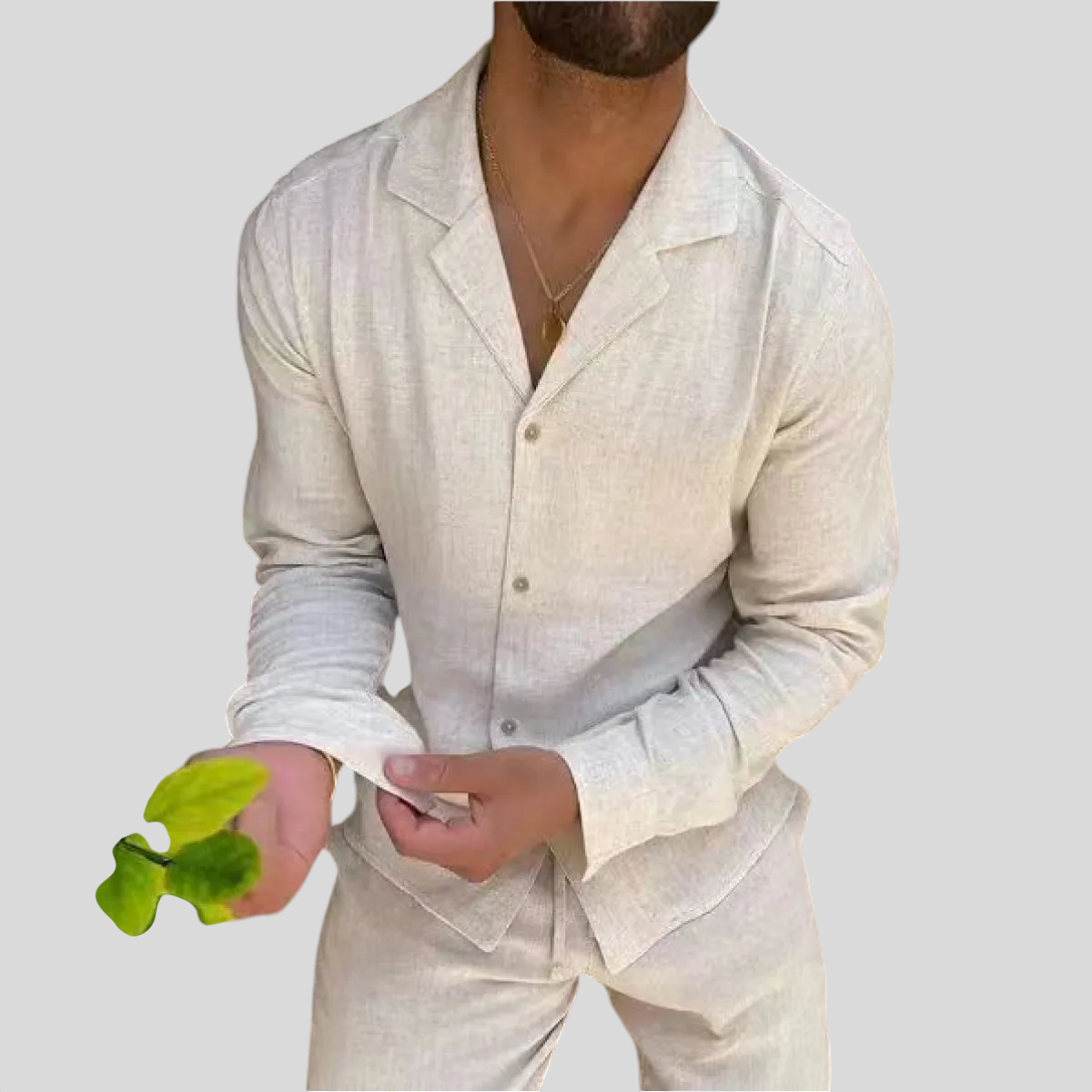 Zeus - Ljetno odijelo od lana za muškarce