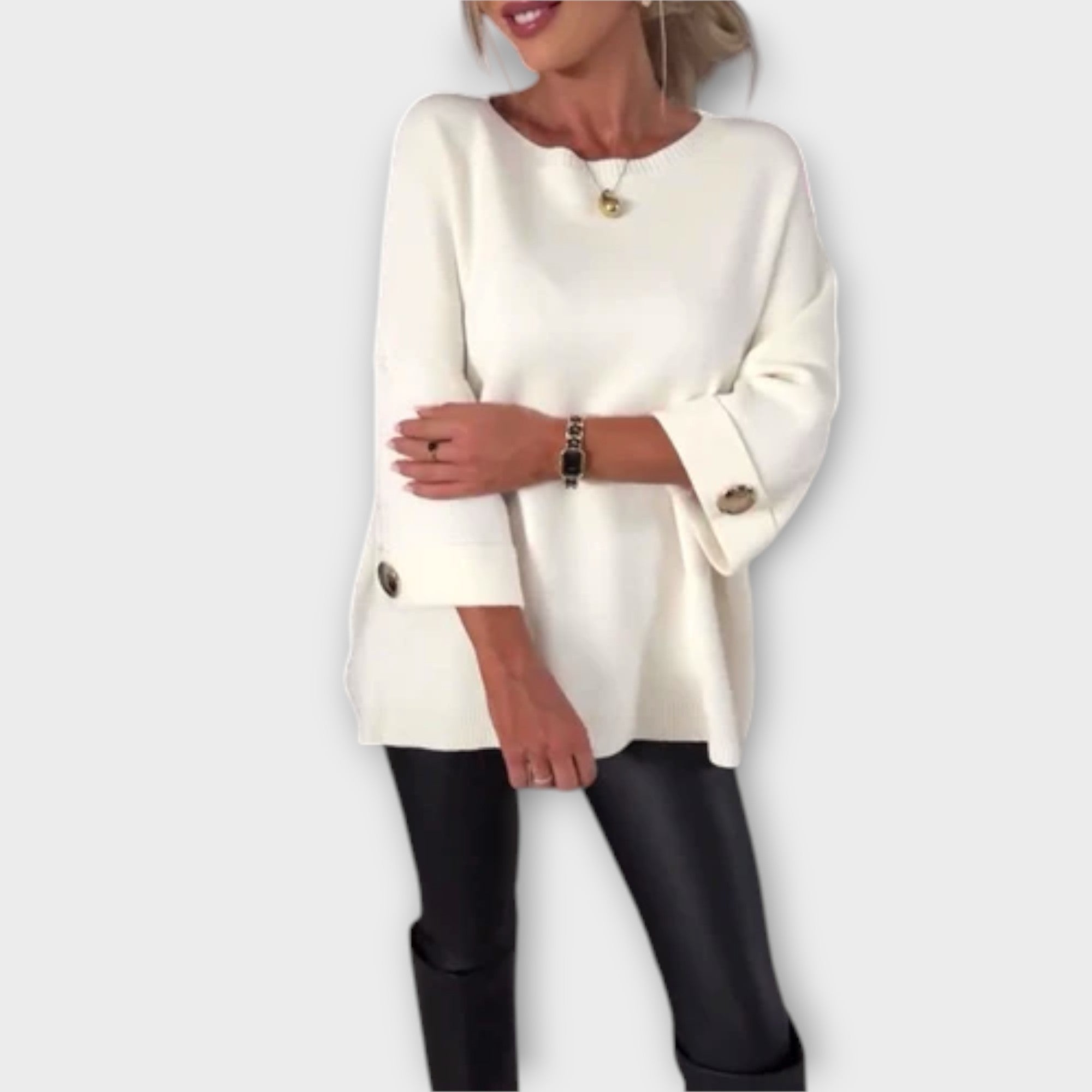 Isabella - Elegantna Pletena Bluza