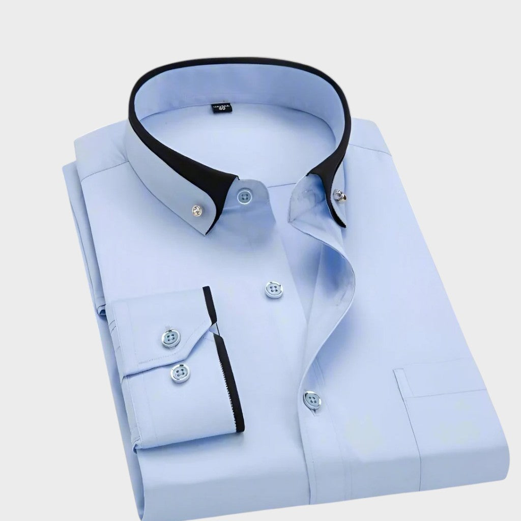 Iver - Klasična Košulja s Dugim Rukavima