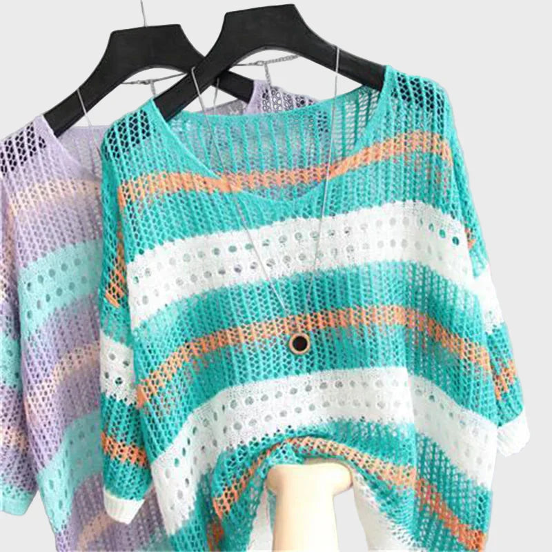 Lagani Pleteni Top s Otvorima