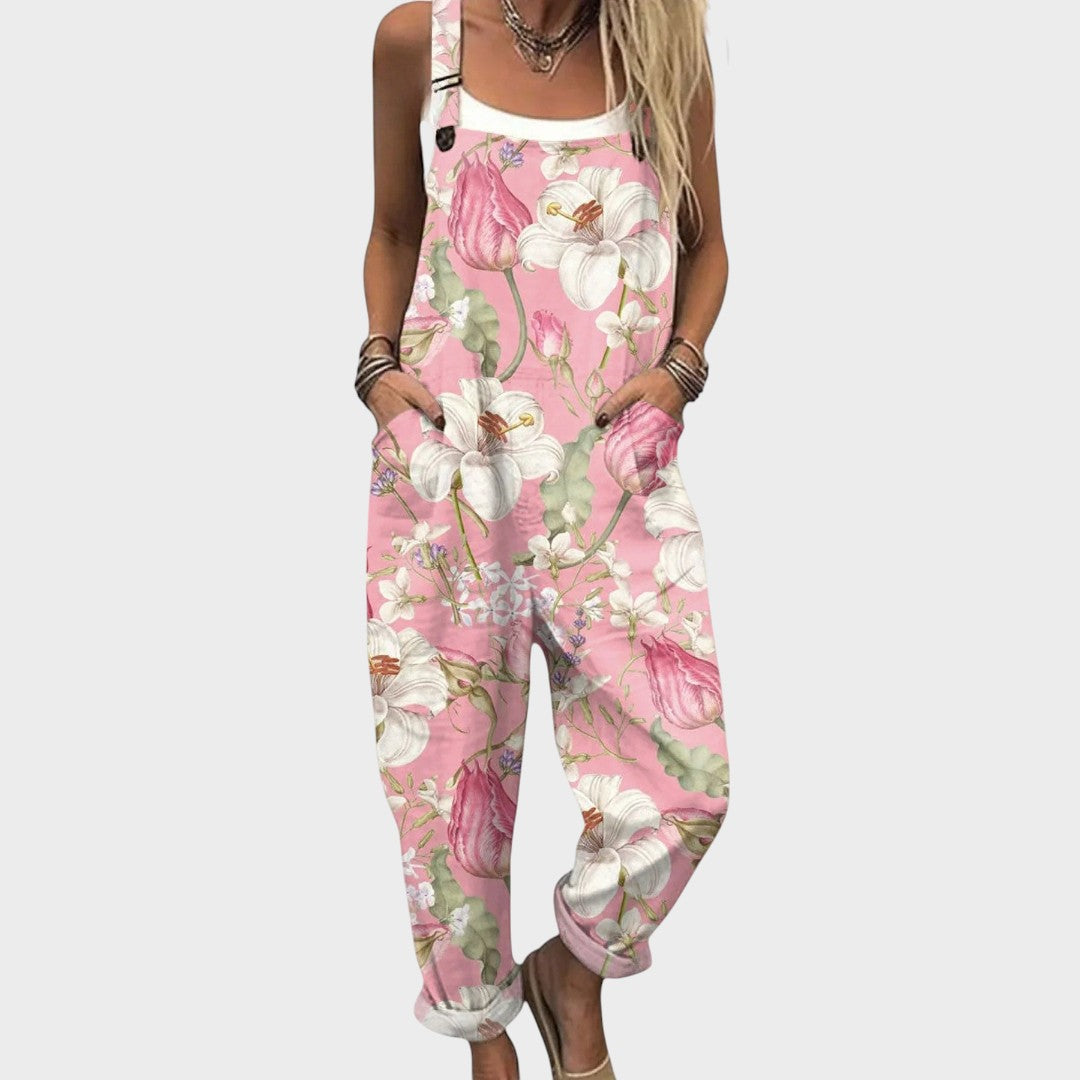 Dragica - Ležeran cvjetni kombinezon za svaki dan