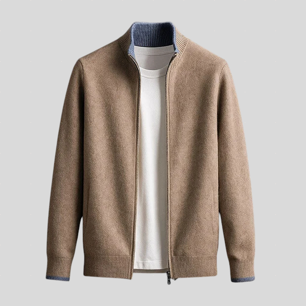 Zoran - Pletena Jakna s Patentnim Zatvaračem