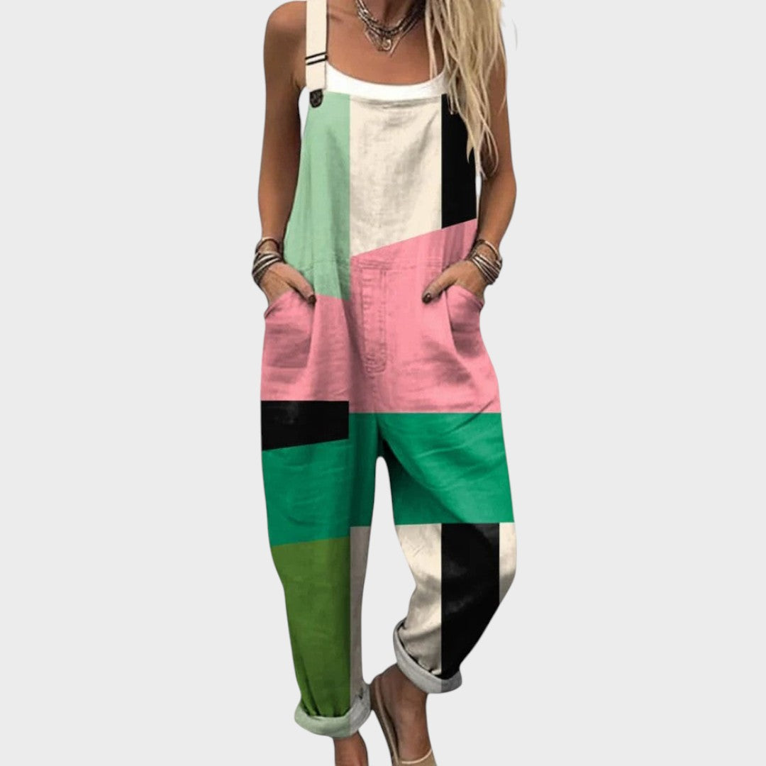 Sandra - Ležeran cvjetni kombinezon za svaki dan