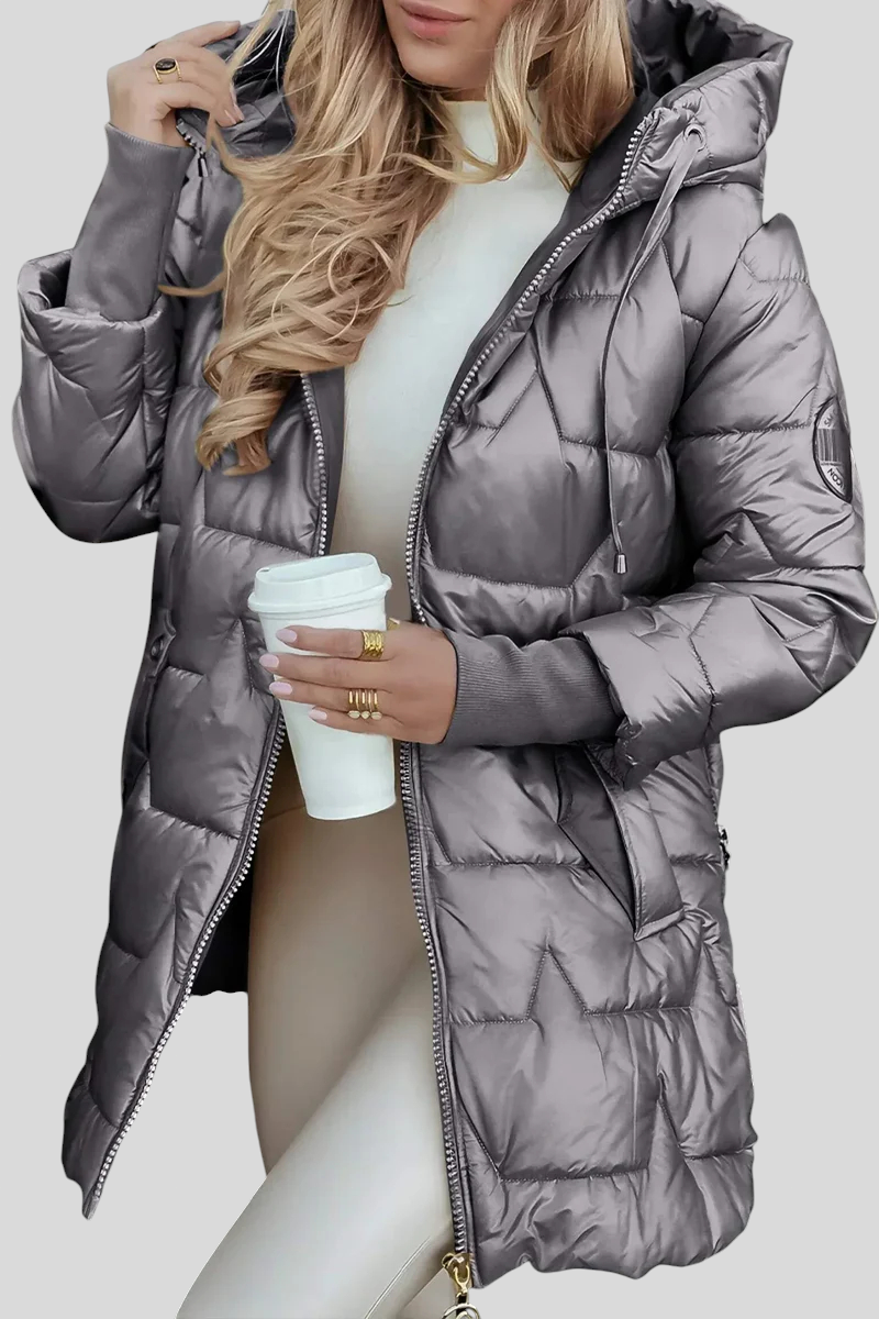 Kate - Elegantna Zimska Jakna S Kapuljačom