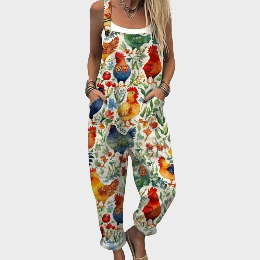 Tea - Ležeran cvjetni kombinezon za svaki dan