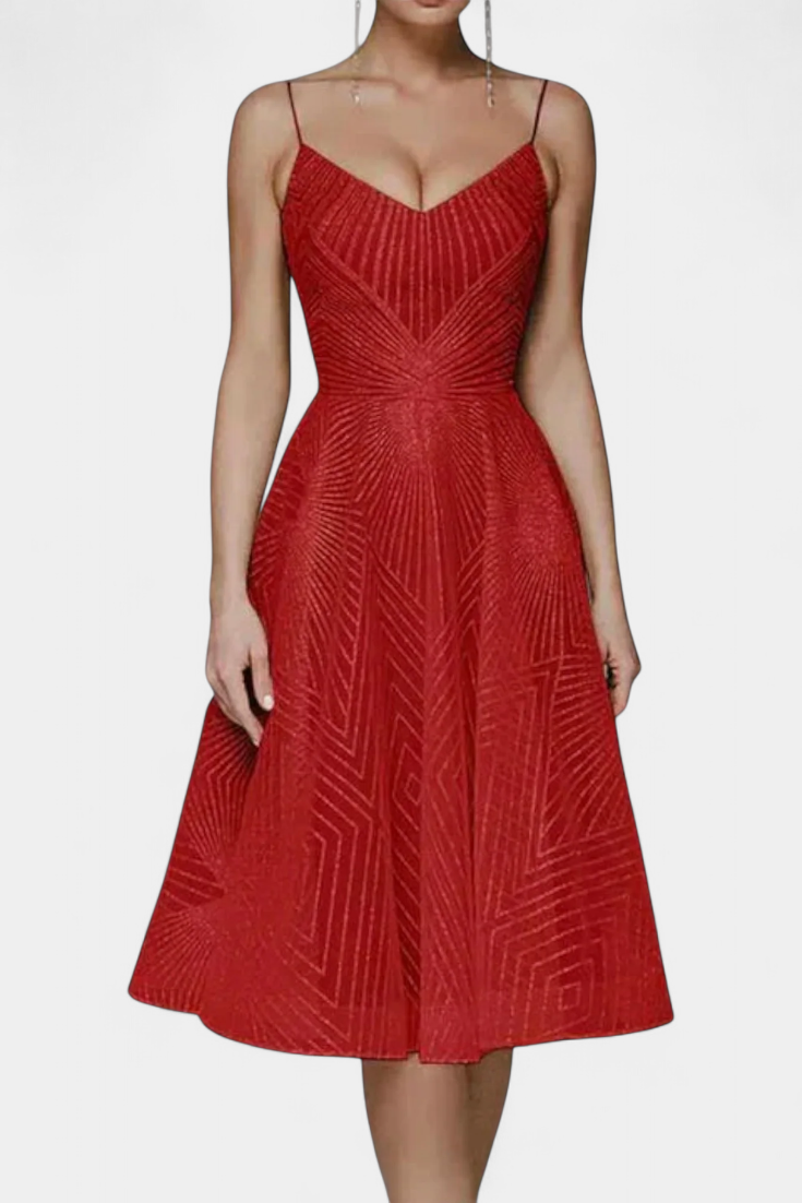 Dragana Duga Haljina s Vezenjem i A Krojem