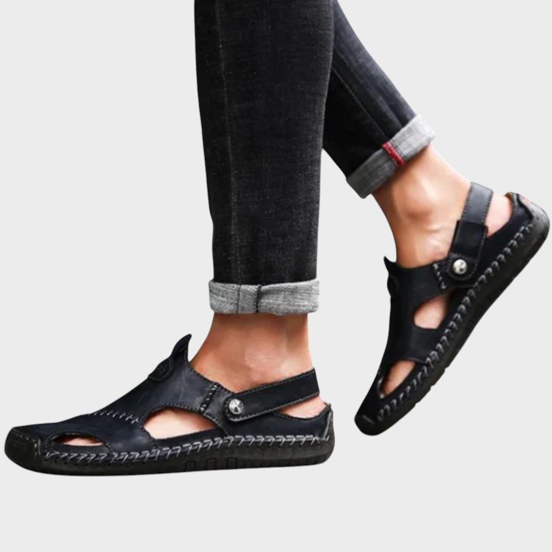 Lars - Premium Ortopædiske Lædersandaler