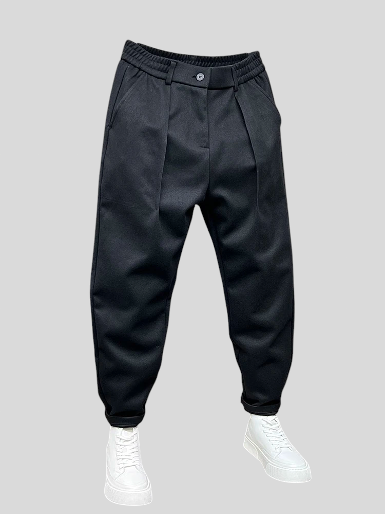 Marcello - Elegantne Hlače Melange