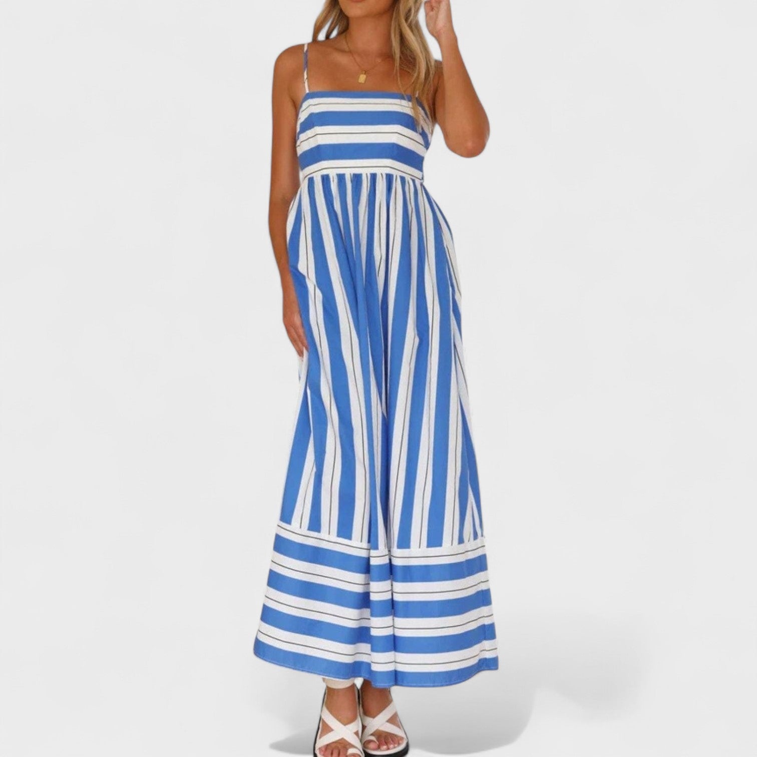 Isabel - Duga haljina s prugama