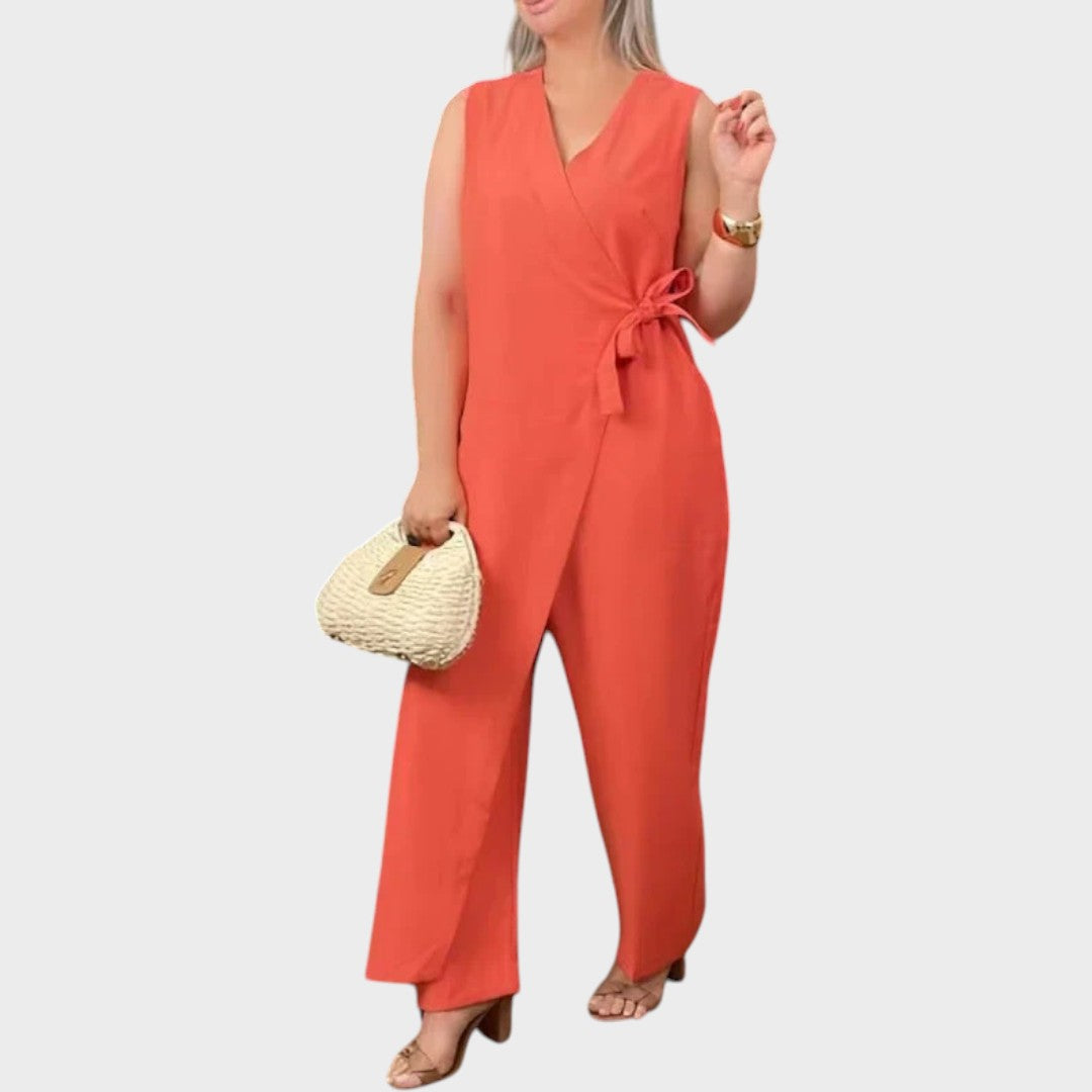 Dragana - Elegantni kombinezon s V-izrezom