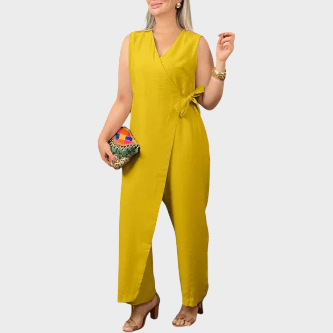 Dragana - Elegantni kombinezon s V-izrezom