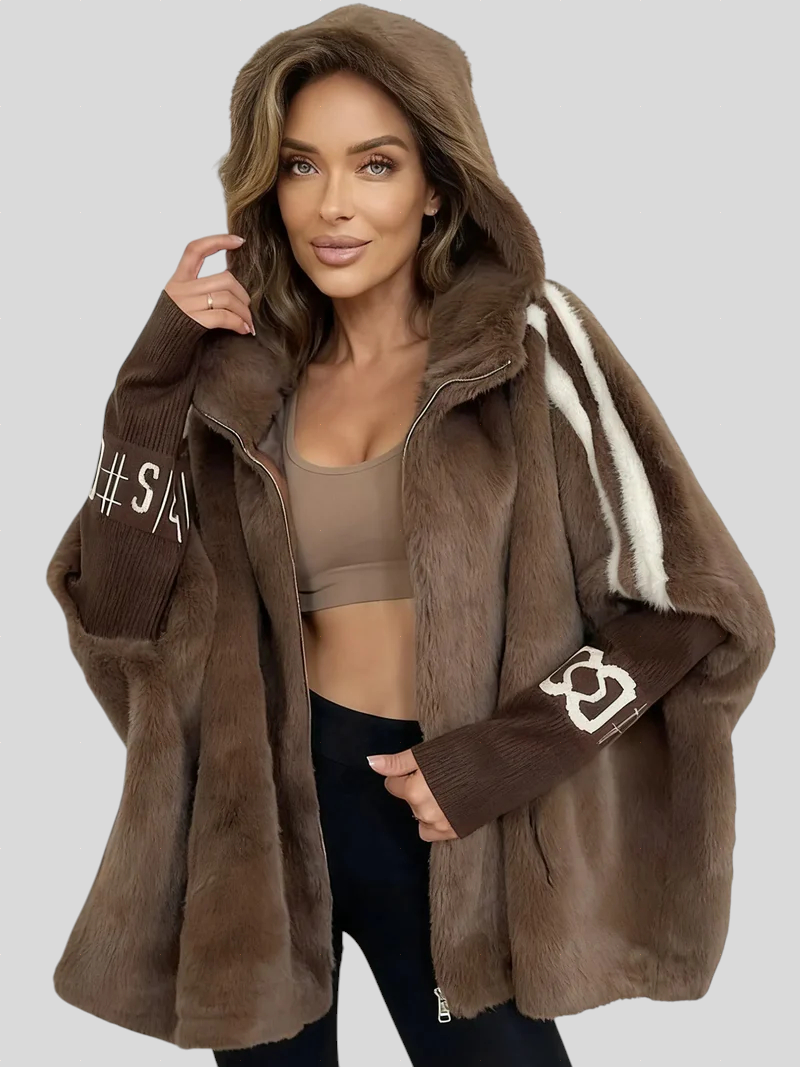 Beatrix – Elegantni Zimski Kaput s Krznom