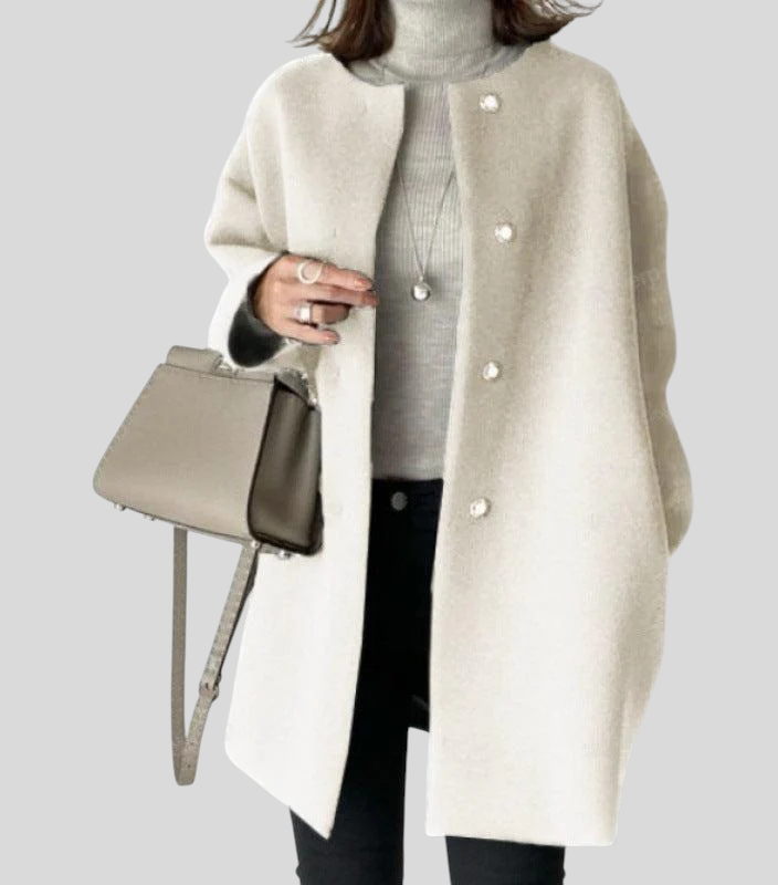 Lia – Elegantni Kaput Ravnog Kroja