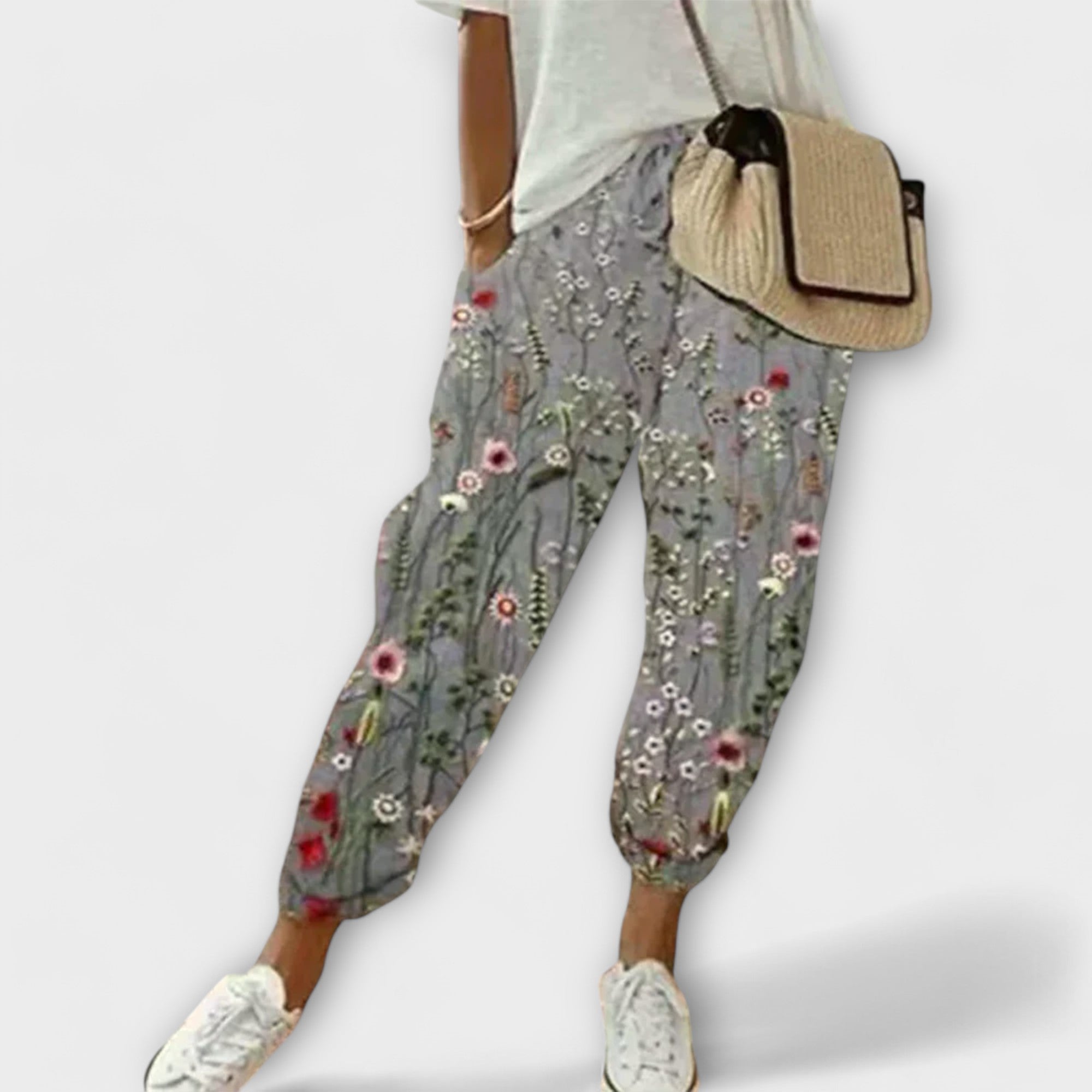 Marijeta - Udobne hlače od pamuka i lana