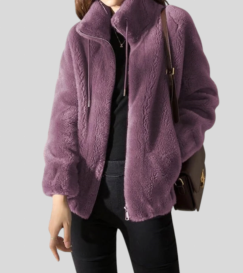 Marry - Mekana Flis Jakna s Visokom Ogradom