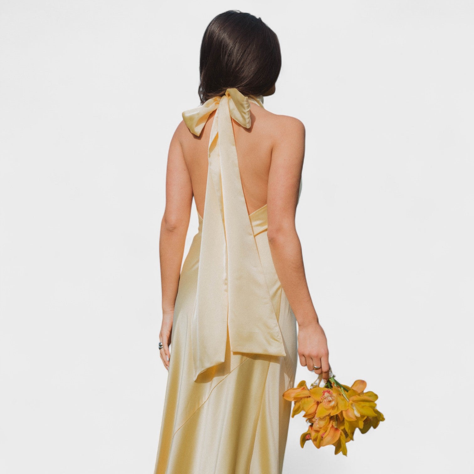 Martina - Haljina s satenskom mašnom