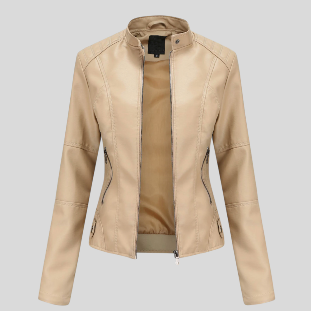 Gordana - Elegantna Kožna Jakna