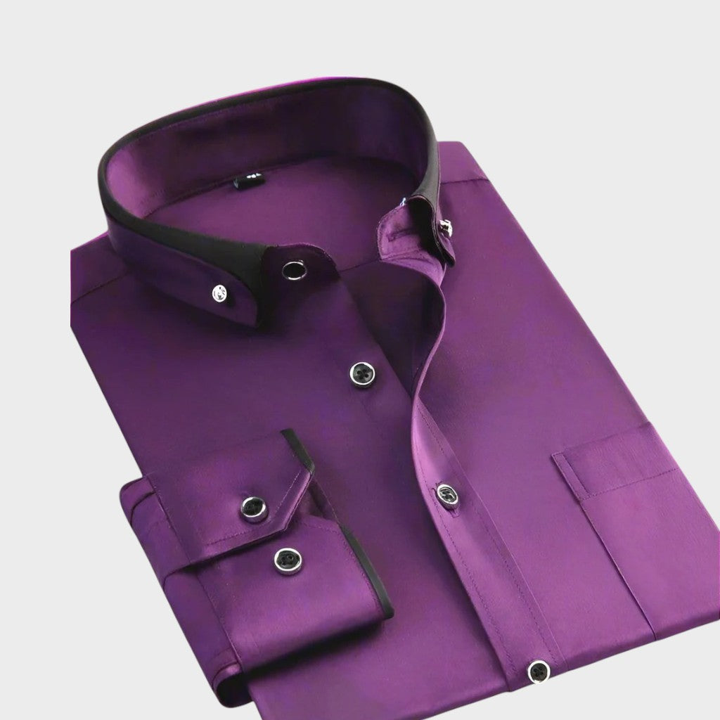 Iver - Klasična Košulja s Dugim Rukavima