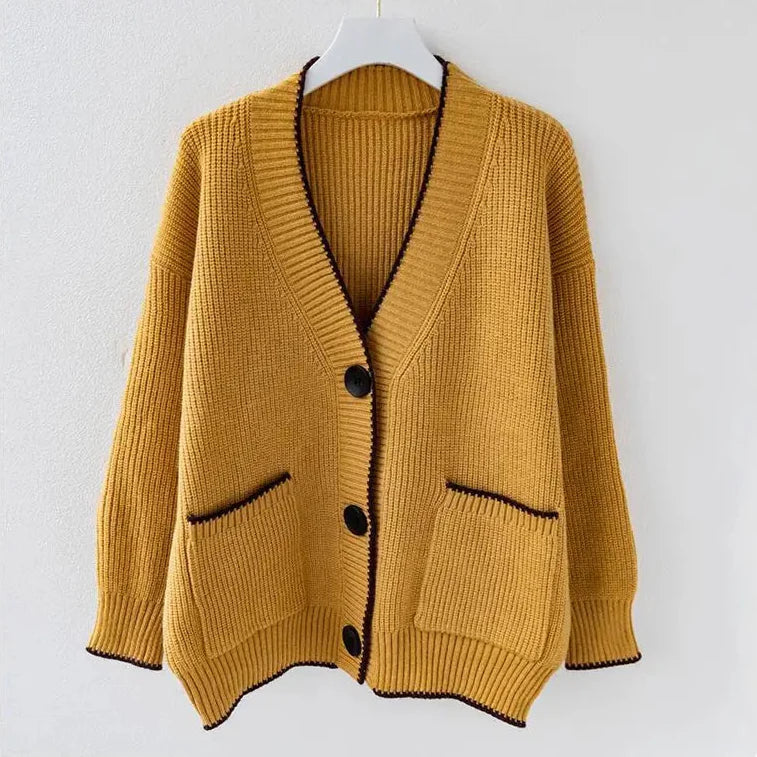 Stylish Oversized Pletena Prsluk