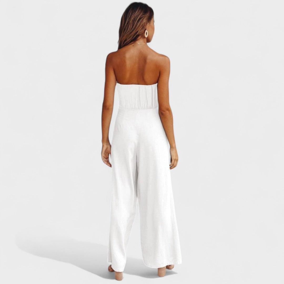 Iva - Bohemian Backless Rompers Jumpsuit