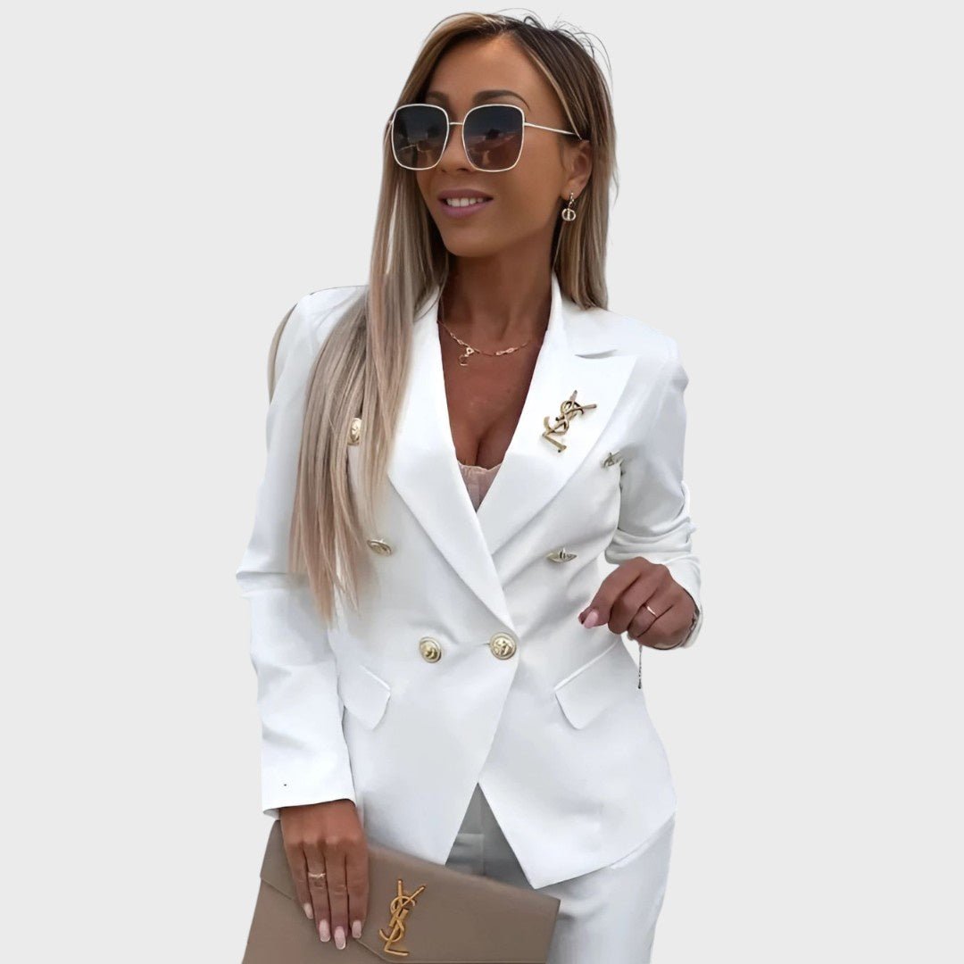 Božena - Dvoredno odijelo sa strukiranim krojem