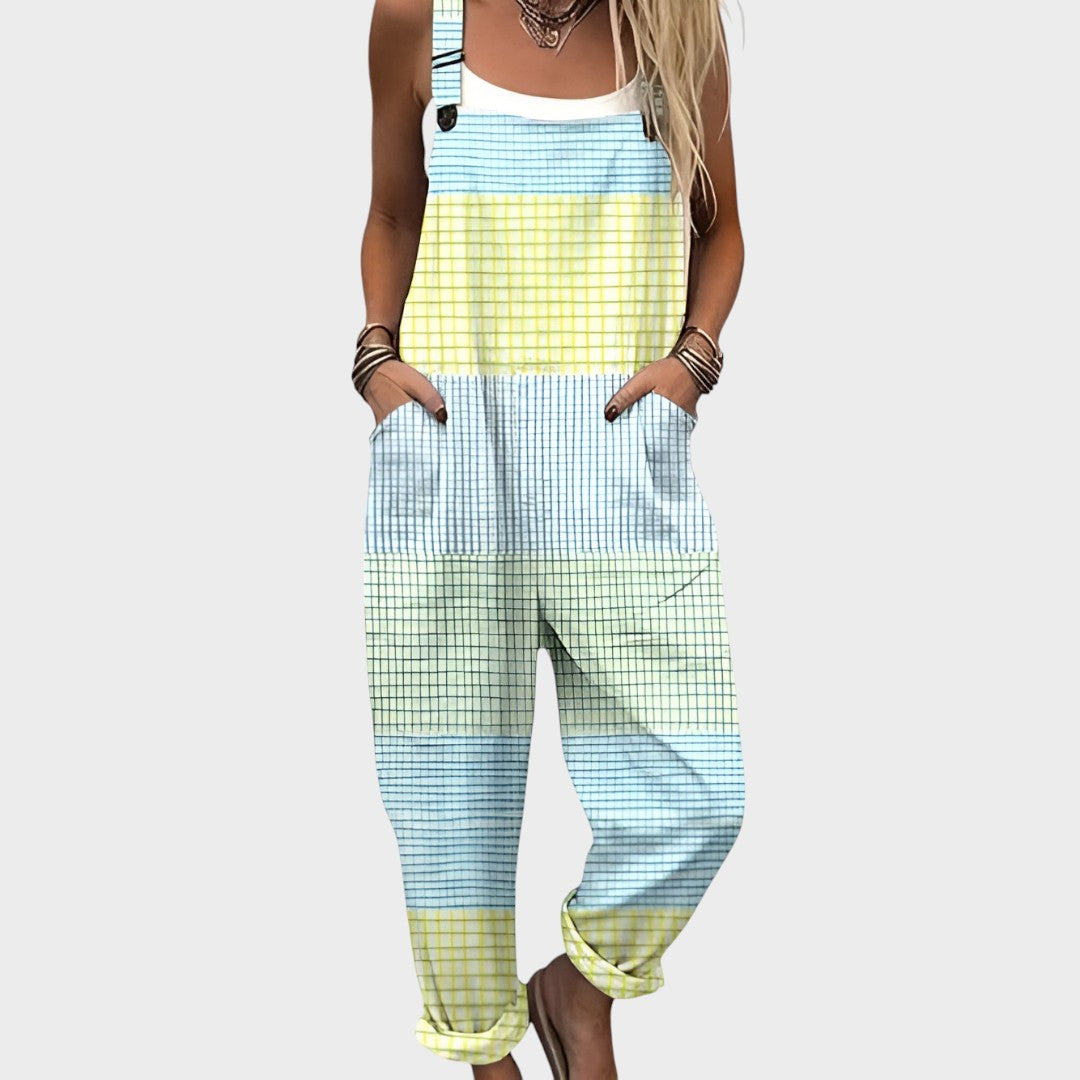 Katarina - Ležeran cvjetni kombinezon za svaki dan