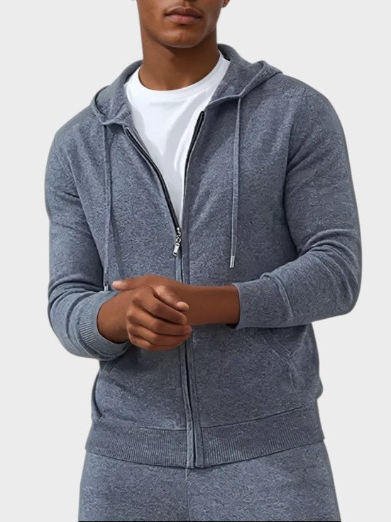 Javier - Kapuljača od kašmira s patentnim zatvaračem