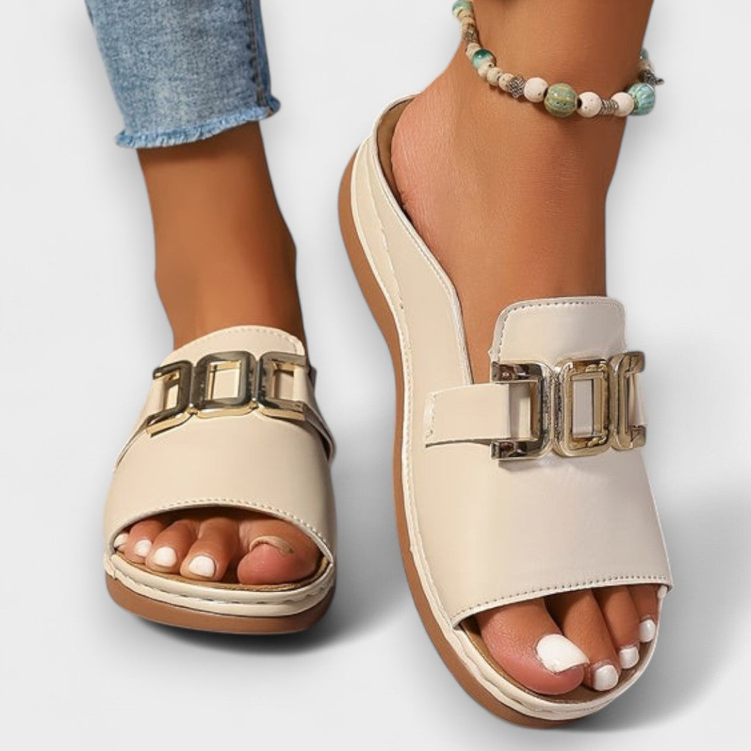 Jelena - Udobne sandale s potplatom na petu