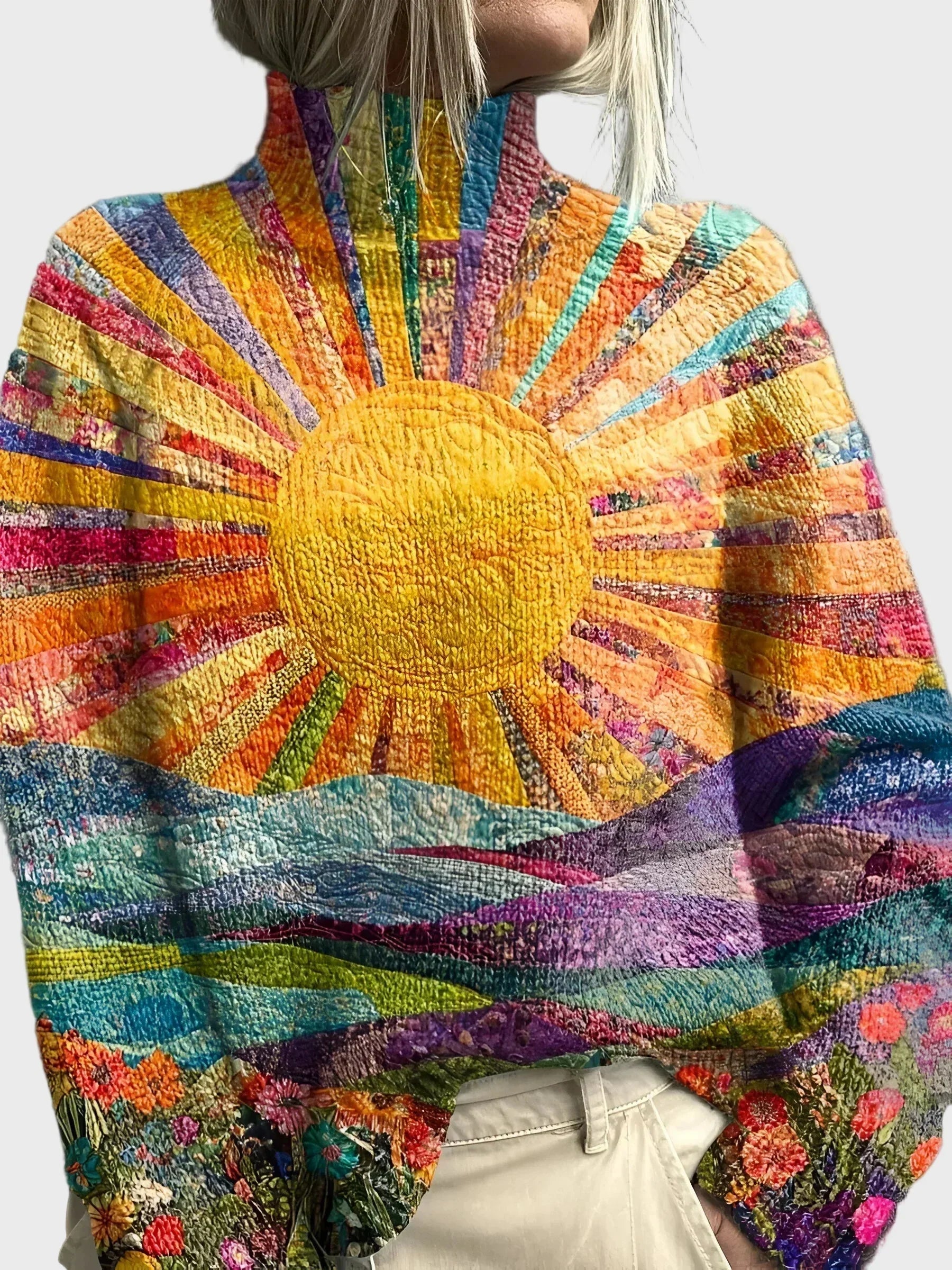 Pleteni Džemper s Unikatnim Dizajnom