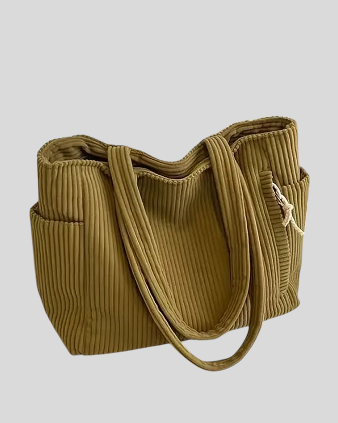 Tilda - Rebrasta torbica s detaljem od konopa