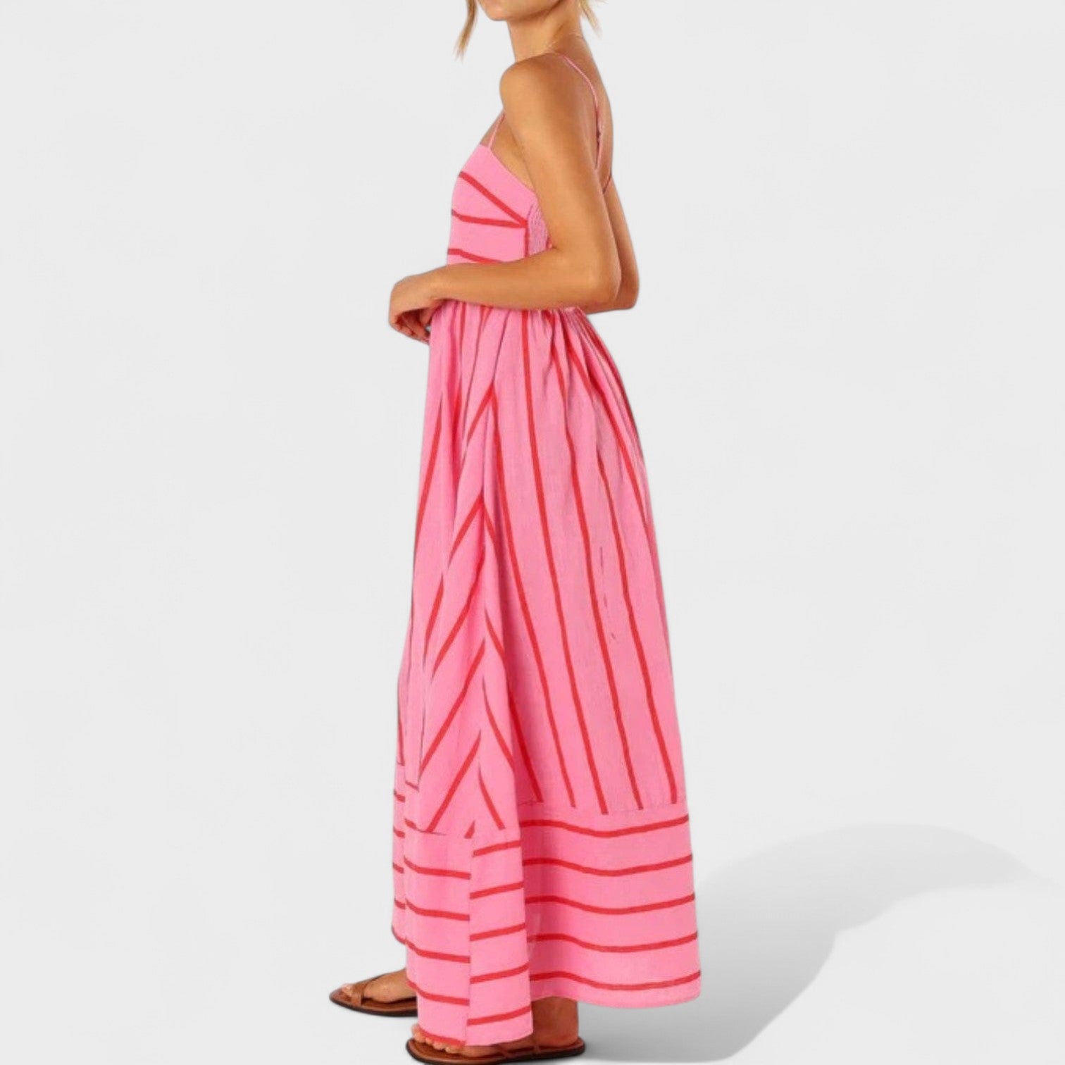 Isabel - Duga haljina s prugama